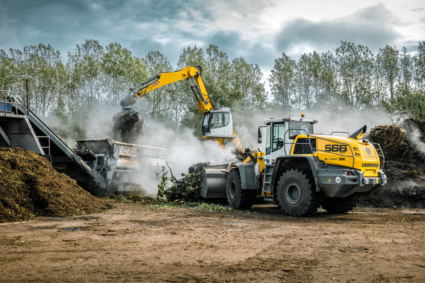 Liebherr's XPower® wheel loader is essential for Denmark's leading recycling company